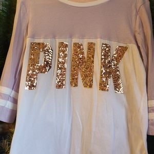VICTORIAS SECRET PINK BLING TOP
